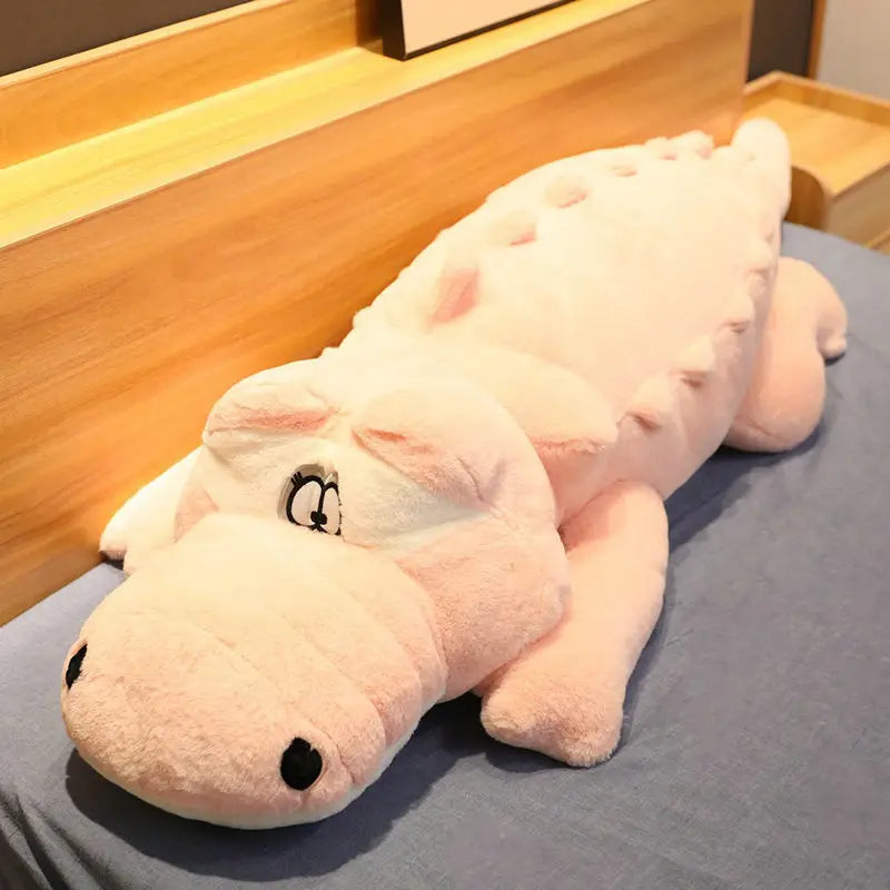 60-150cm Alligator Plush Toys Lifelike Stuffed Animal Soft Plush Crocodile Piushion Filled Pillow Cushion For Girl Kids Gift