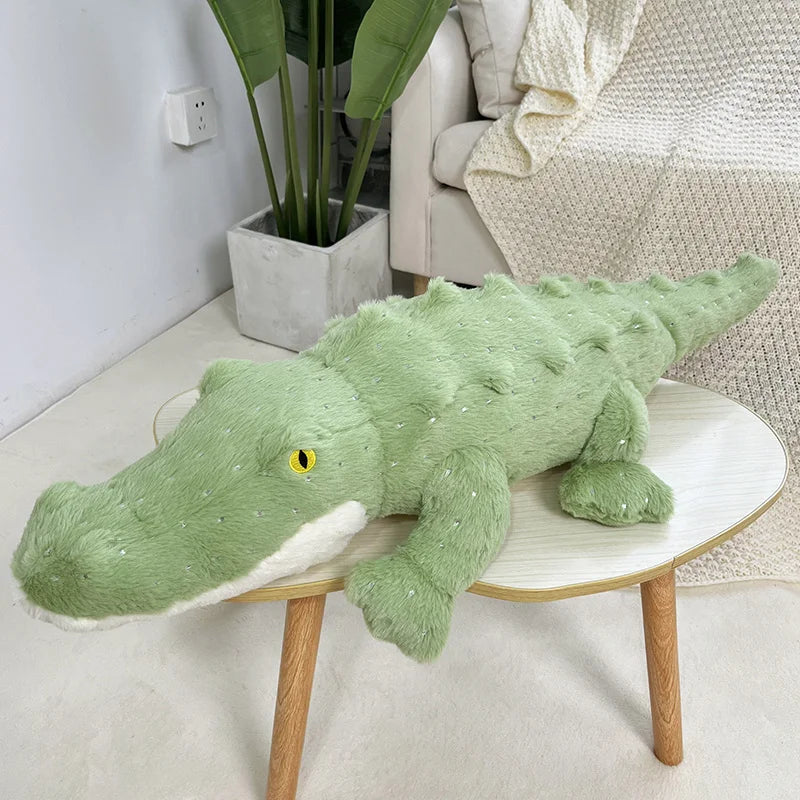 Giant Super Cute Soft Crocodile Animal Doll Cushion Plush Toy Lazy Sleeper Alligator Pillow For Girl Birthday Gift