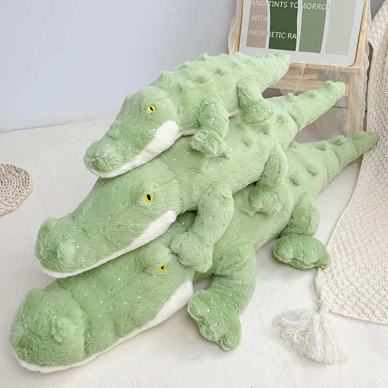 Giant Super Cute Soft Crocodile Animal Doll Cushion Plush Toy Lazy Sleeper Alligator Pillow For Girl Birthday Gift